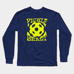 Pickle Beast - pickle ball bashers and Dinkin divas gifts for pickle ball players Long Sleeve T-Shirt